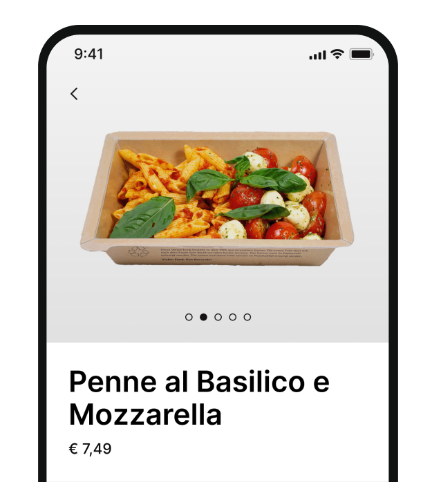 Bestellung per App