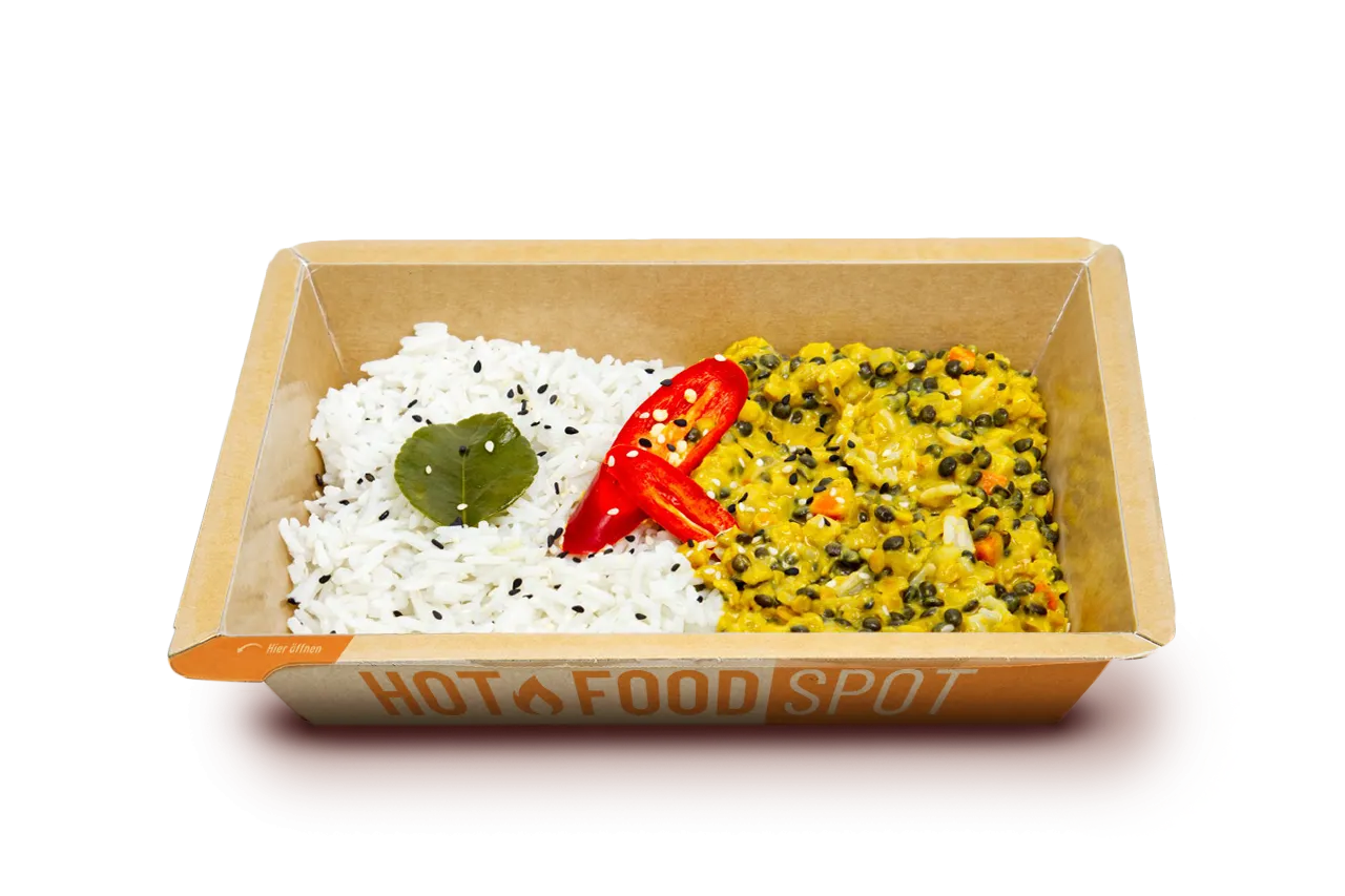 Buntes Linsencurry