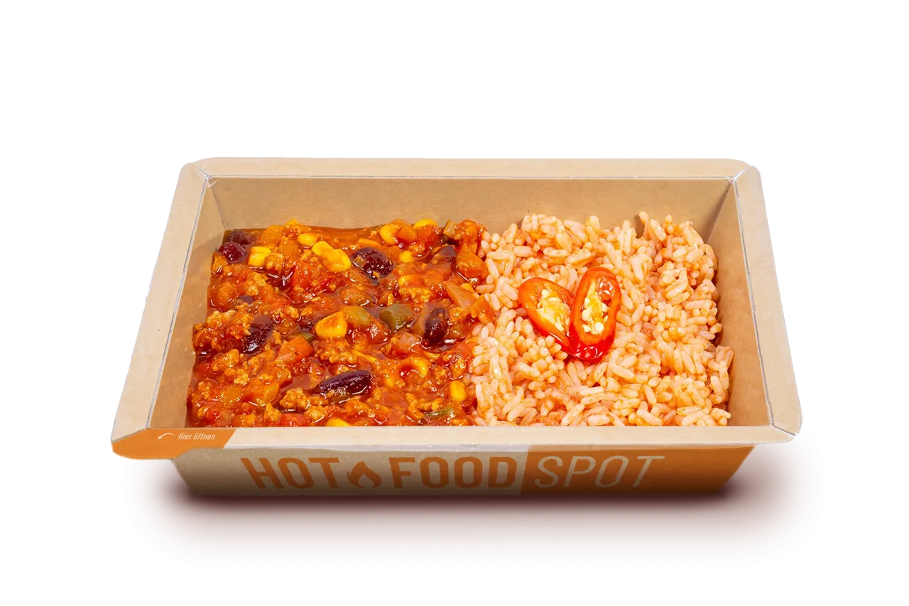 Chili sin Carne mit Reis