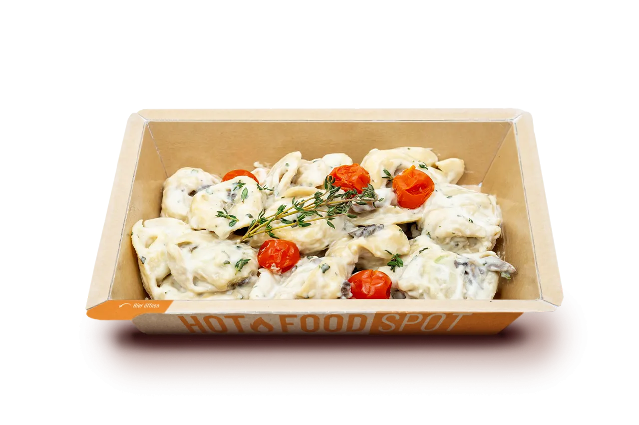 Tortellini mit Champignonrahm