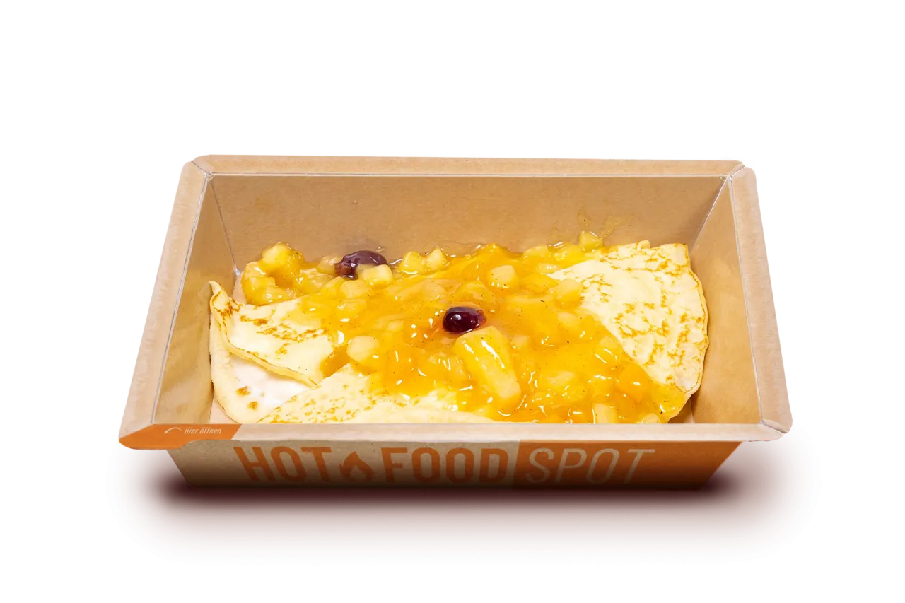 Quarkpfannkuchen Südfrüchte