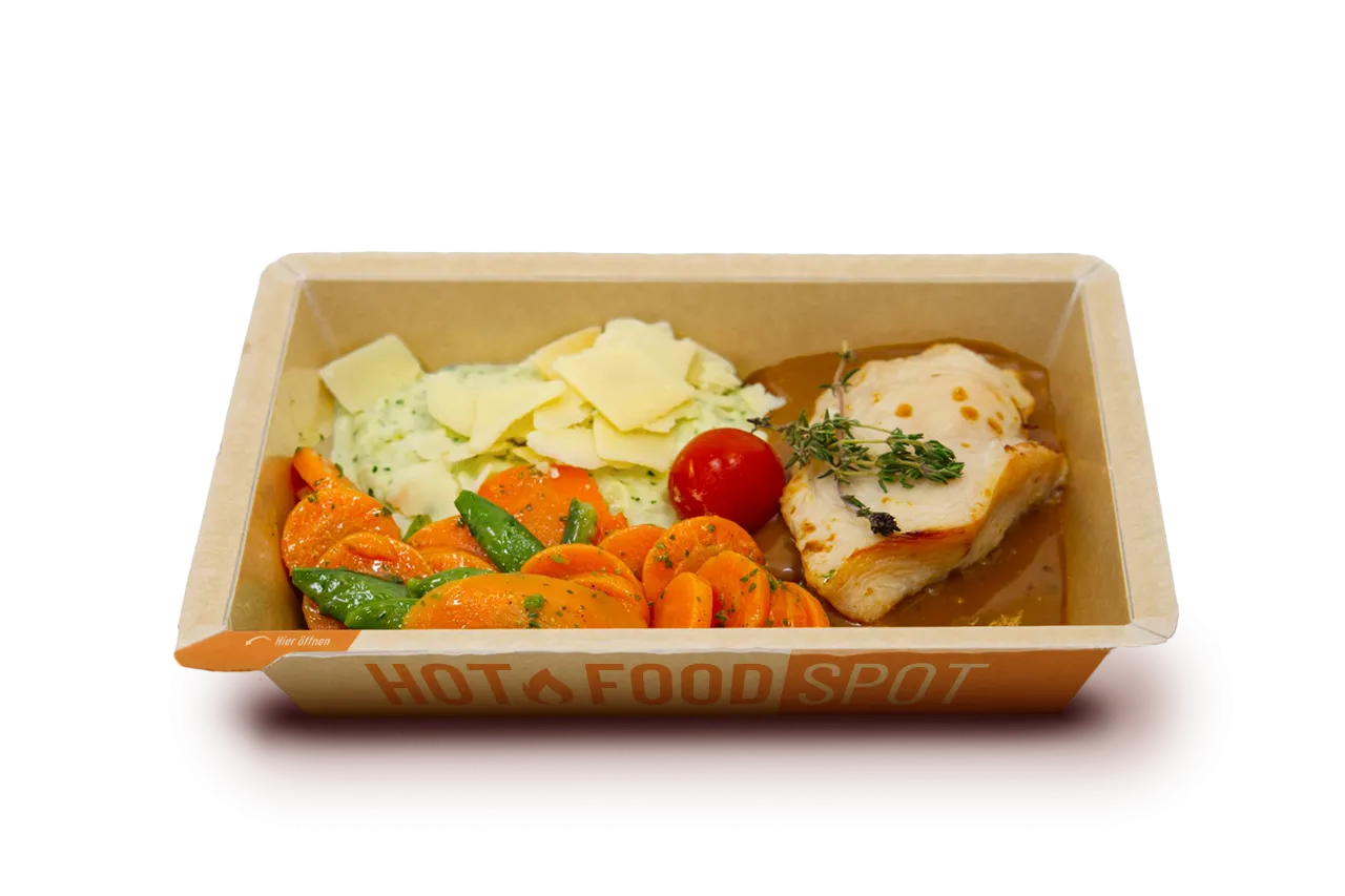 Hähnchenbrust mit Bärlauchrisotto