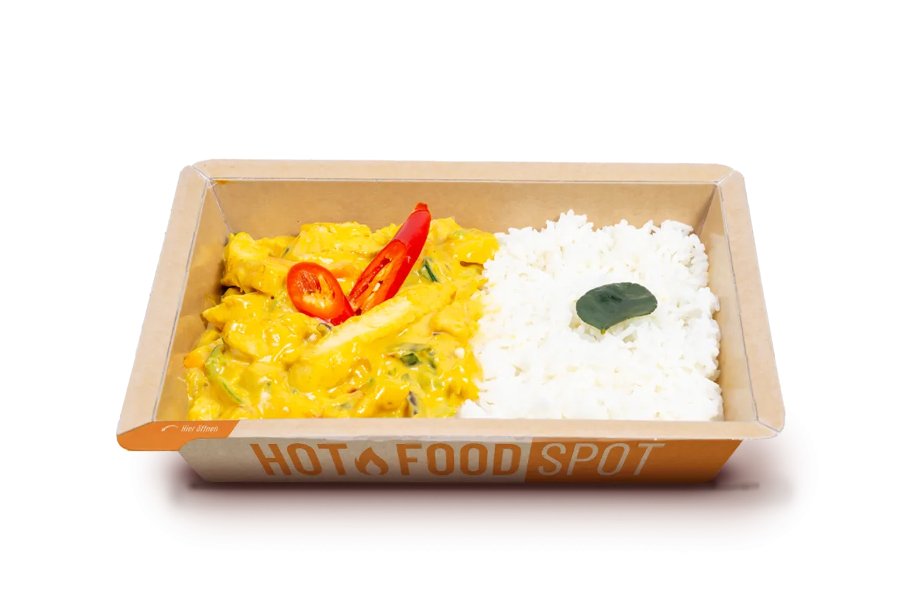 Gelbes Chickencurry